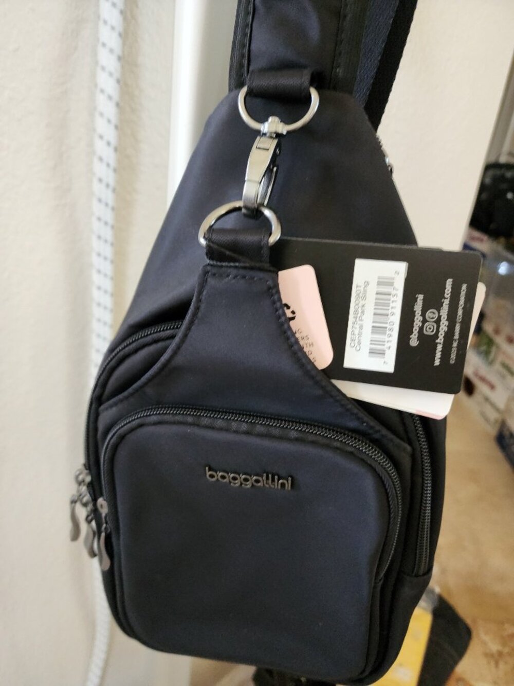 NWT~Baggallini CENTRAL PARK Black ~ Brand New with Tags NEW
